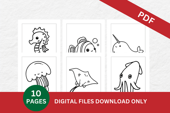 A Professional Evaluation of Sea Animals Coloring Pages for Print-Ready Projects
