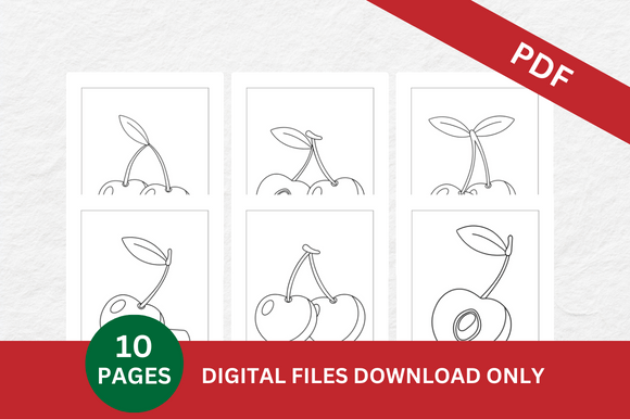 Cherry Coloring Pages: A Simple Asset for a Wide Range of Creative and Business Workflows