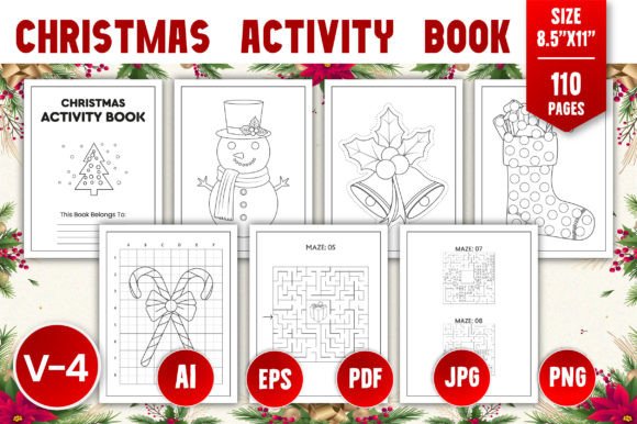 Christmas Activity Book for KDP Volume-4: A Creator’s Toolkit