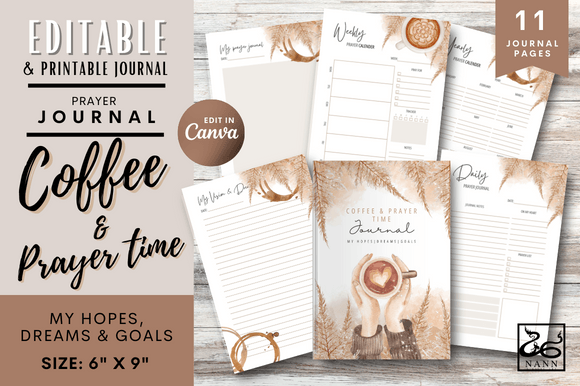 Coffee and Prayer Time Journal Templates: A Tool for Modern Reflection