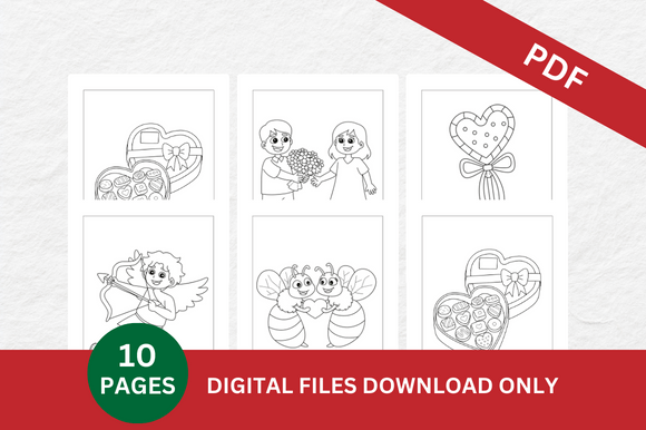 Engaging Valentines Coloring Pages for Young Learners