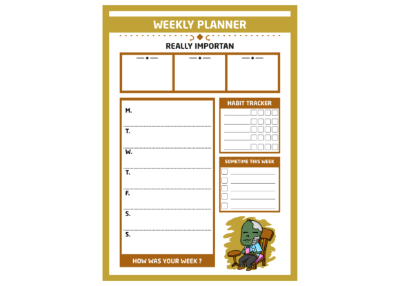 From Zombie Employee to Focused Professional: Mastering Your Week with an ADHD Planner