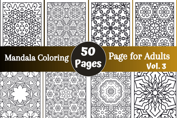 Mandala Coloring Page for Adults Vol.3: A Strategic Resource for Creators and Entrepreneurs