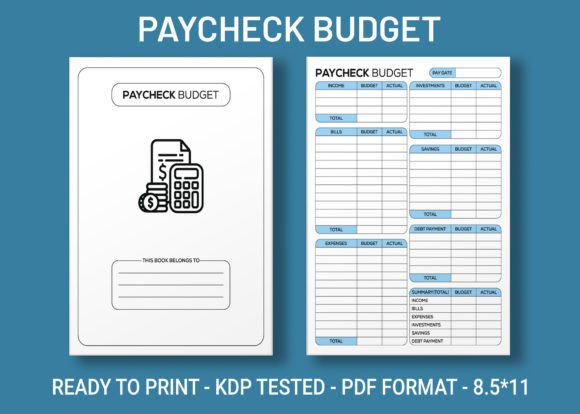 Master Your Finances: The Paycheck Budget KDP Interior Explained