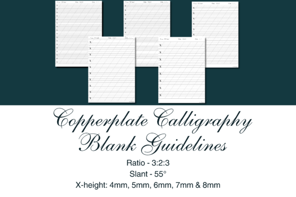 Mastering Copperplate Calligraphy: The Role of Structured Blank Guidelines