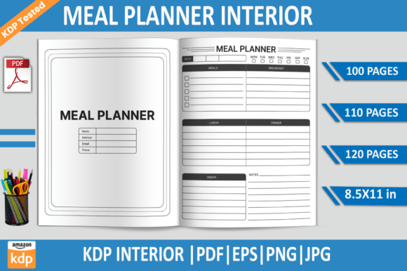 Maximize Your KDP Success with a Professional Meal Planner Template