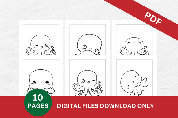 Octopus Coloring Pages: A Dive into Creativity for Children and Opportunity for Creators
