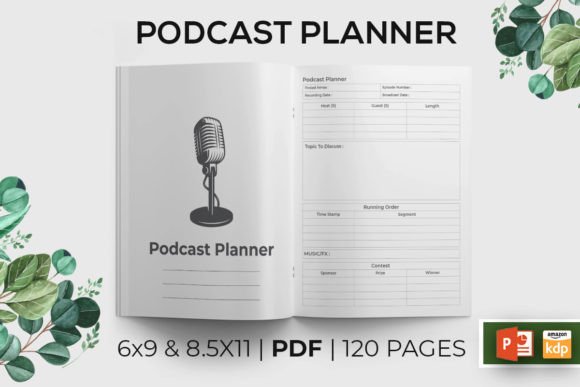 Podcast Planner Logbook: Your Essential Production Hub