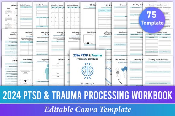 The 2024 PTSD Trauma Processing Workbook: A Comprehensive Toolkit for Self-Guided Healing