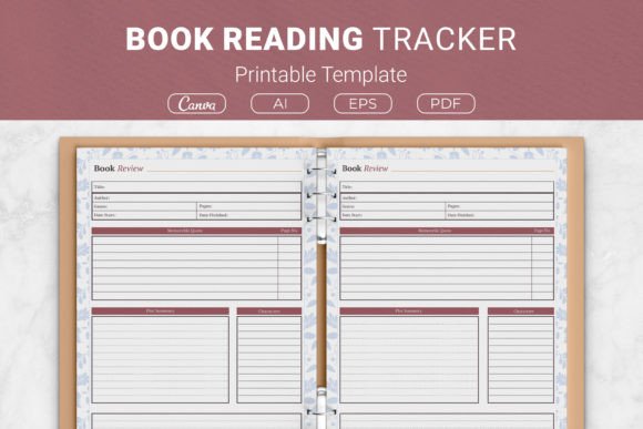 Unlock Your Reading Potential with a Book Reading Tracker Printable Template