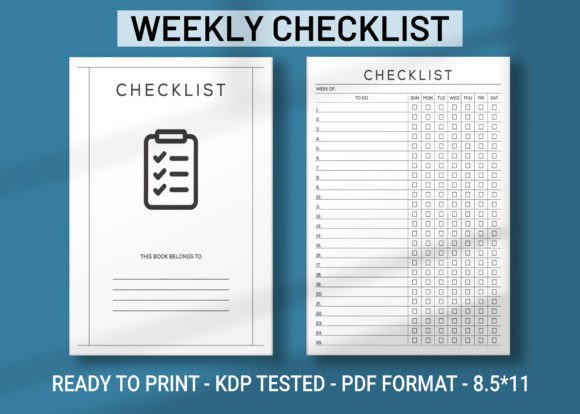 Weekly Checklist KDP Interior: Your Book Creation Toolkit Explained
